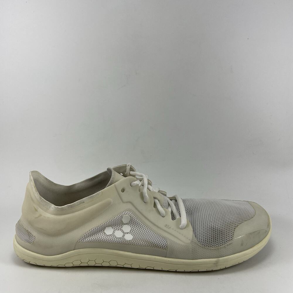 Vivobarefoot Primus Lite III Mens EU 44, US 11 Bright White Barefoot Sneakers